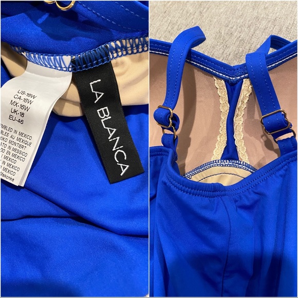 La Blanca: Island Goddess Sweetheart 👙 Sz: 16W - Picture 3 of 8